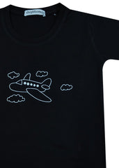 Glow in the Dark Aeroplane Kid's T-Shirt