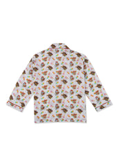 Paw Patrol Ice Cream Print Long Sleeve Kids Night Suit - Shopbloom