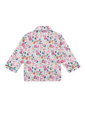Peppa Mix Print Long Sleeve Kids Night Suit - Shopbloom