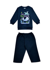 Peppa Tweet Dreams Print Cotton Fleece Kids Sweatshirt Set - Shopbloom