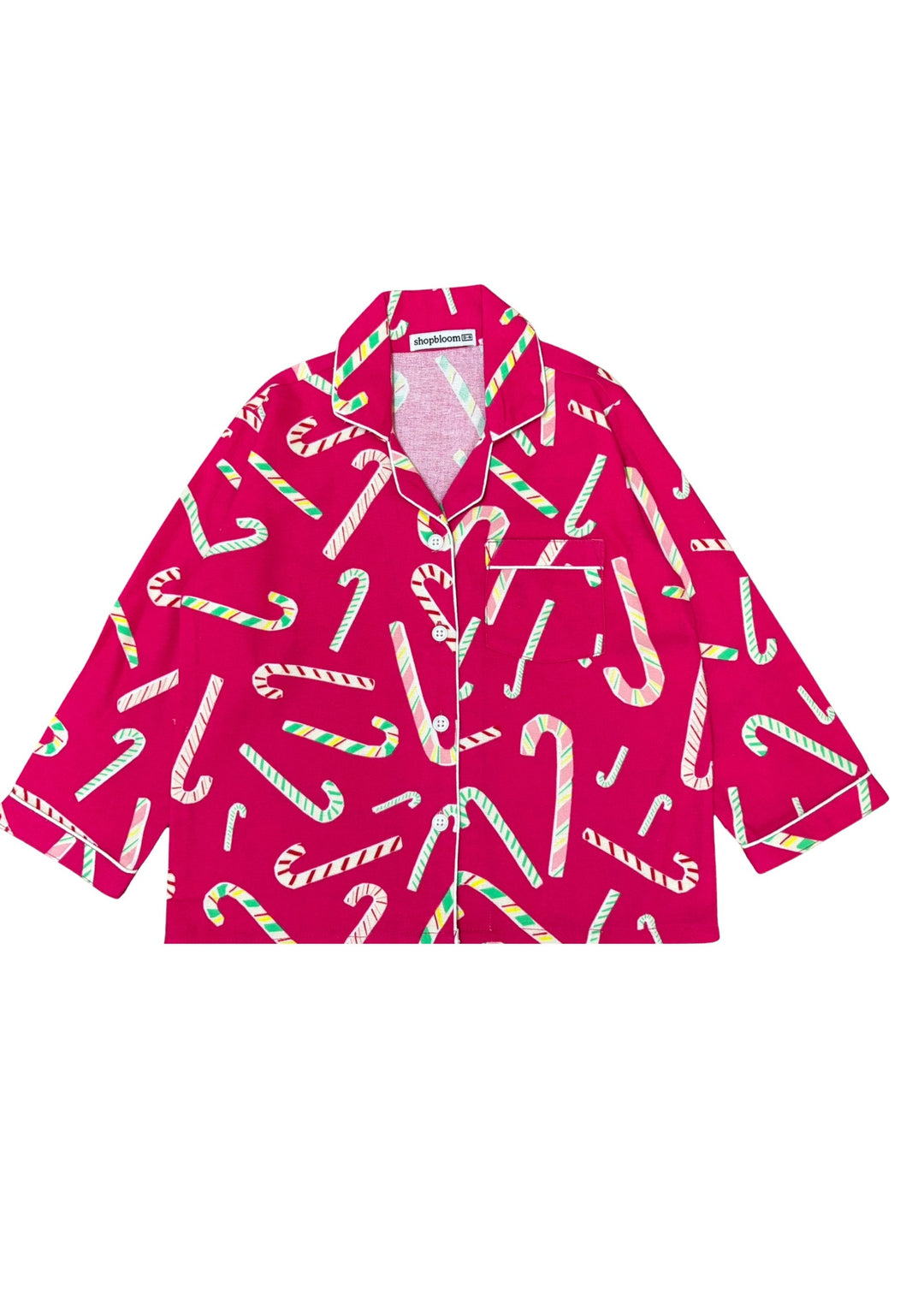 Sweet Treat Cotton Flannel Long Sleeve Kids Night Suit