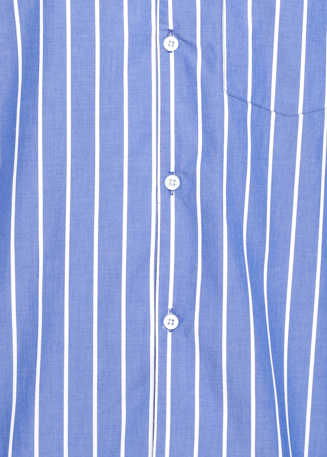 White Stripes Long Sleeve Men's Night Suit