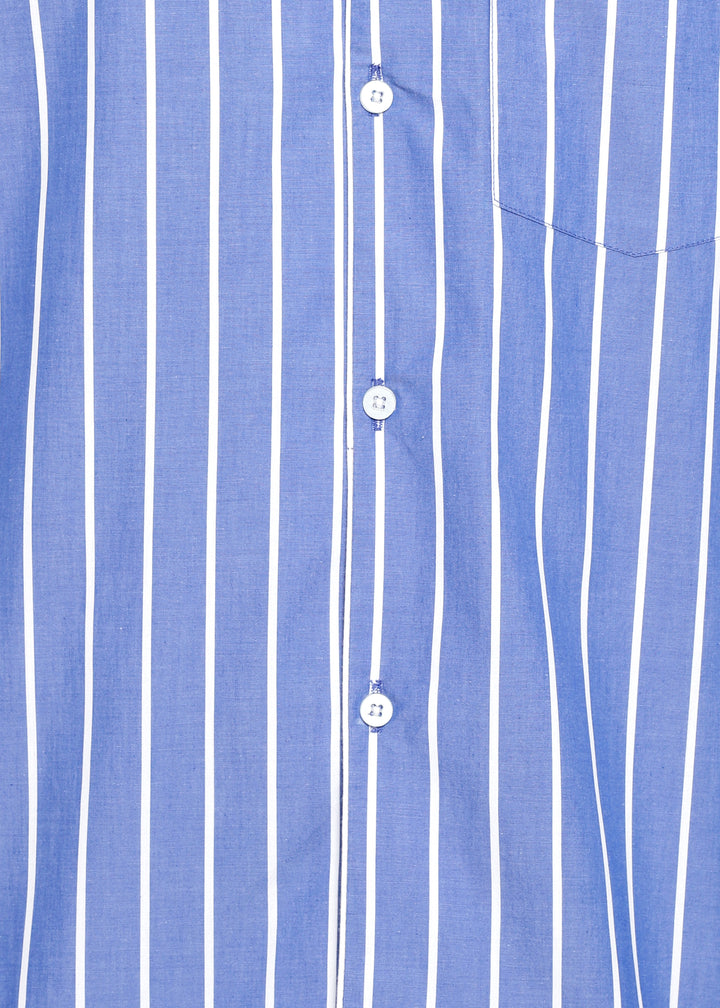 White Stripes Long Sleeve Men's Night Suit