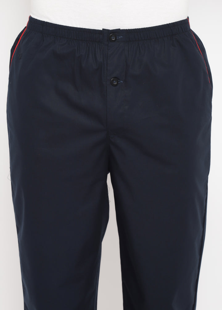 Groom Glitter Print Long Sleeve Men's Night Suit