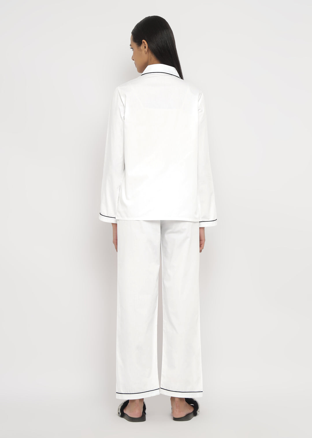 Just Do It Later Cotton Long Sleeve Women's Night Suit