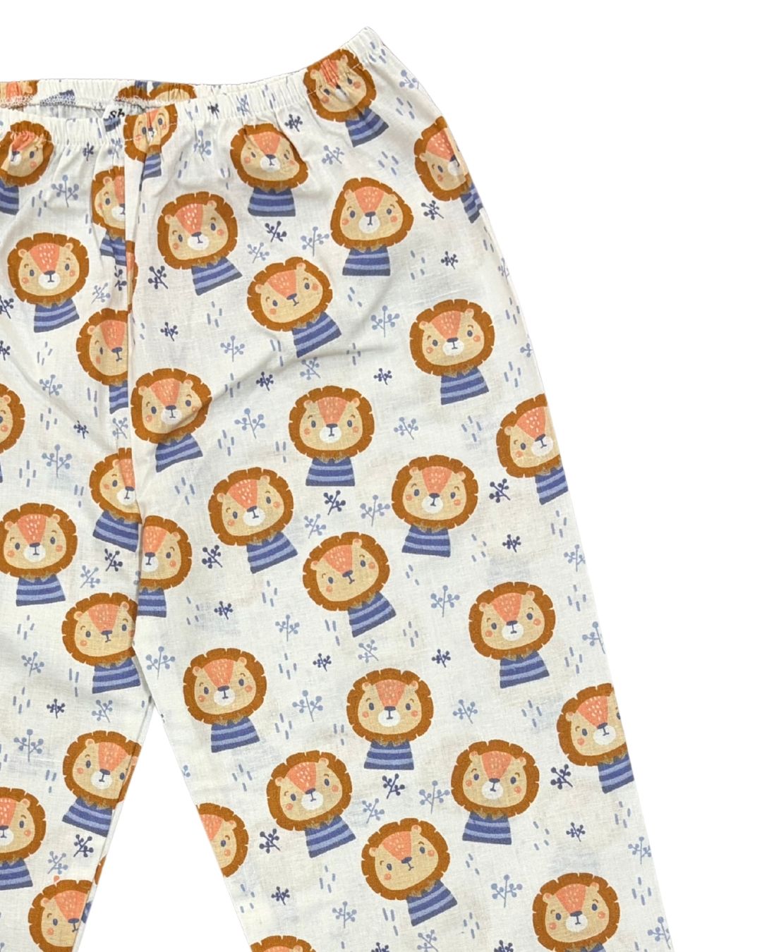 Calm Cub Print Long Sleeve Kids Night Suit