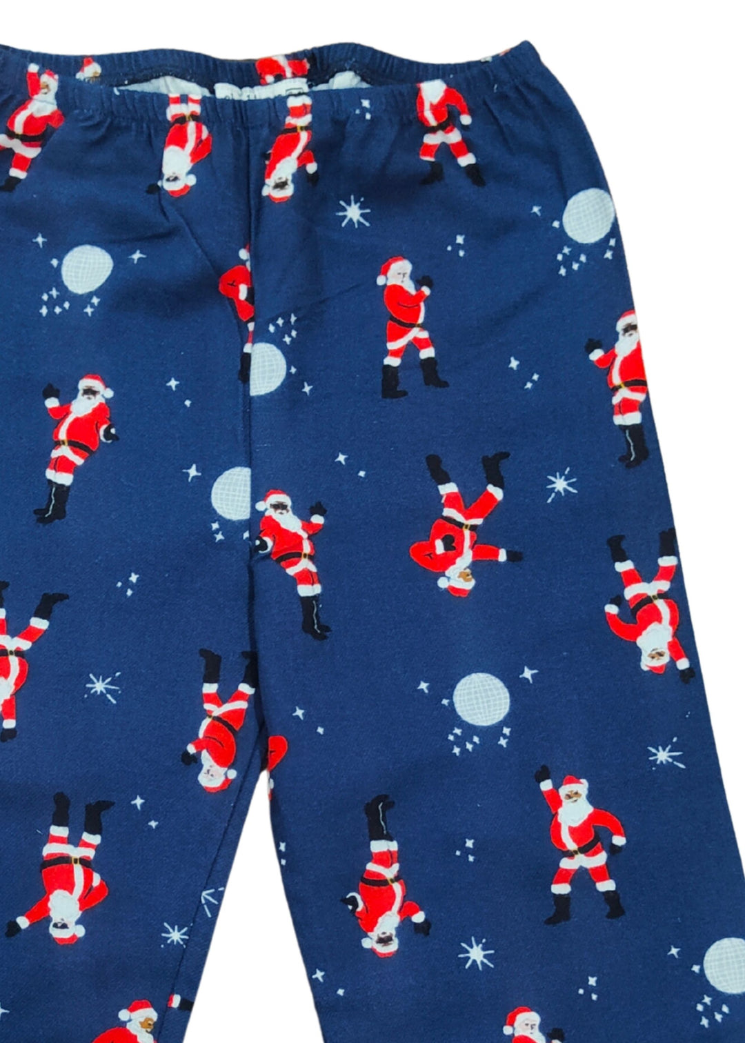 Santa Snuggle Cotton Flannel Long Sleeve Kids Night Suit