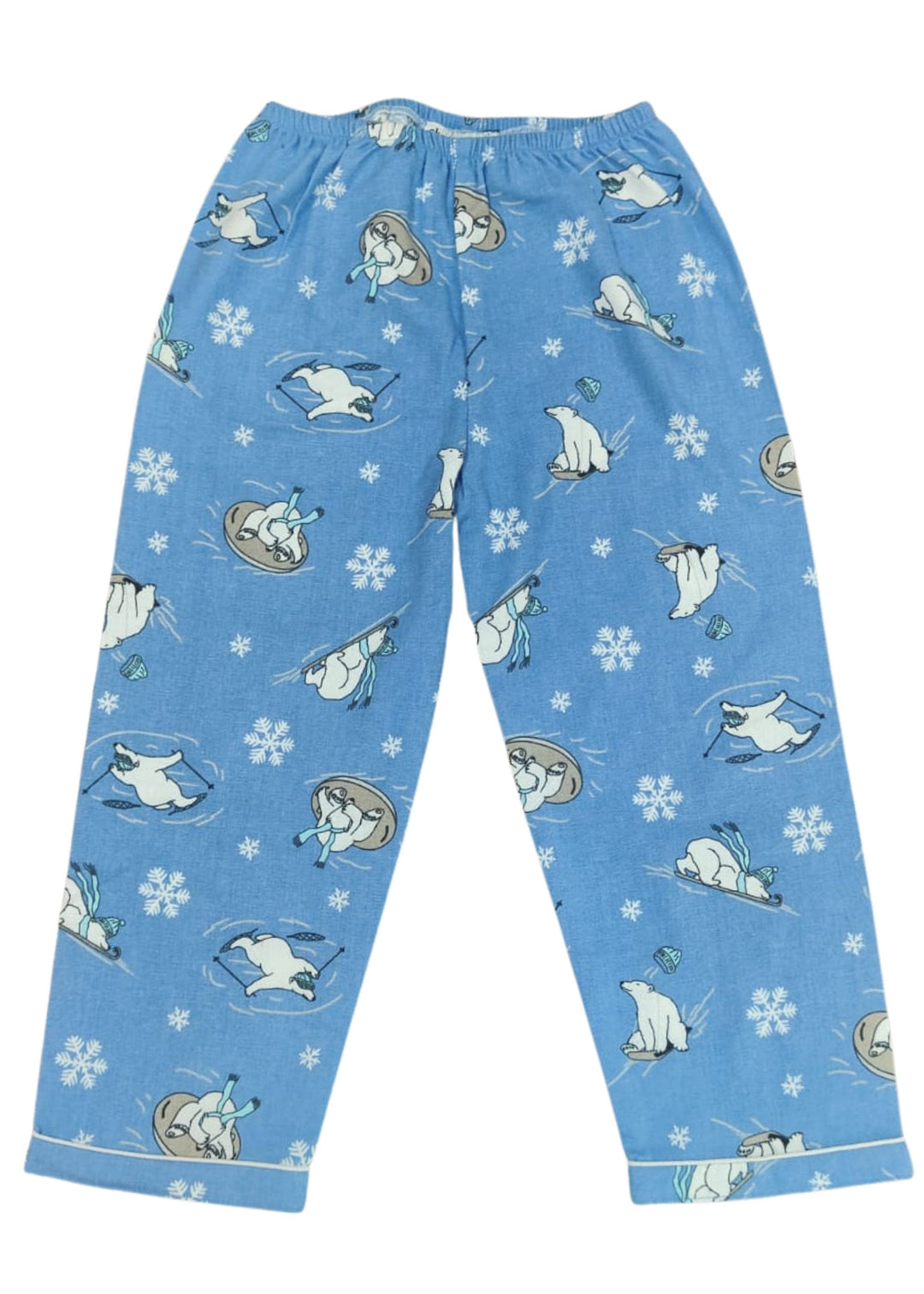 Polar Peekaboo Cotton Flannel Long Sleeve Kids Night Suit