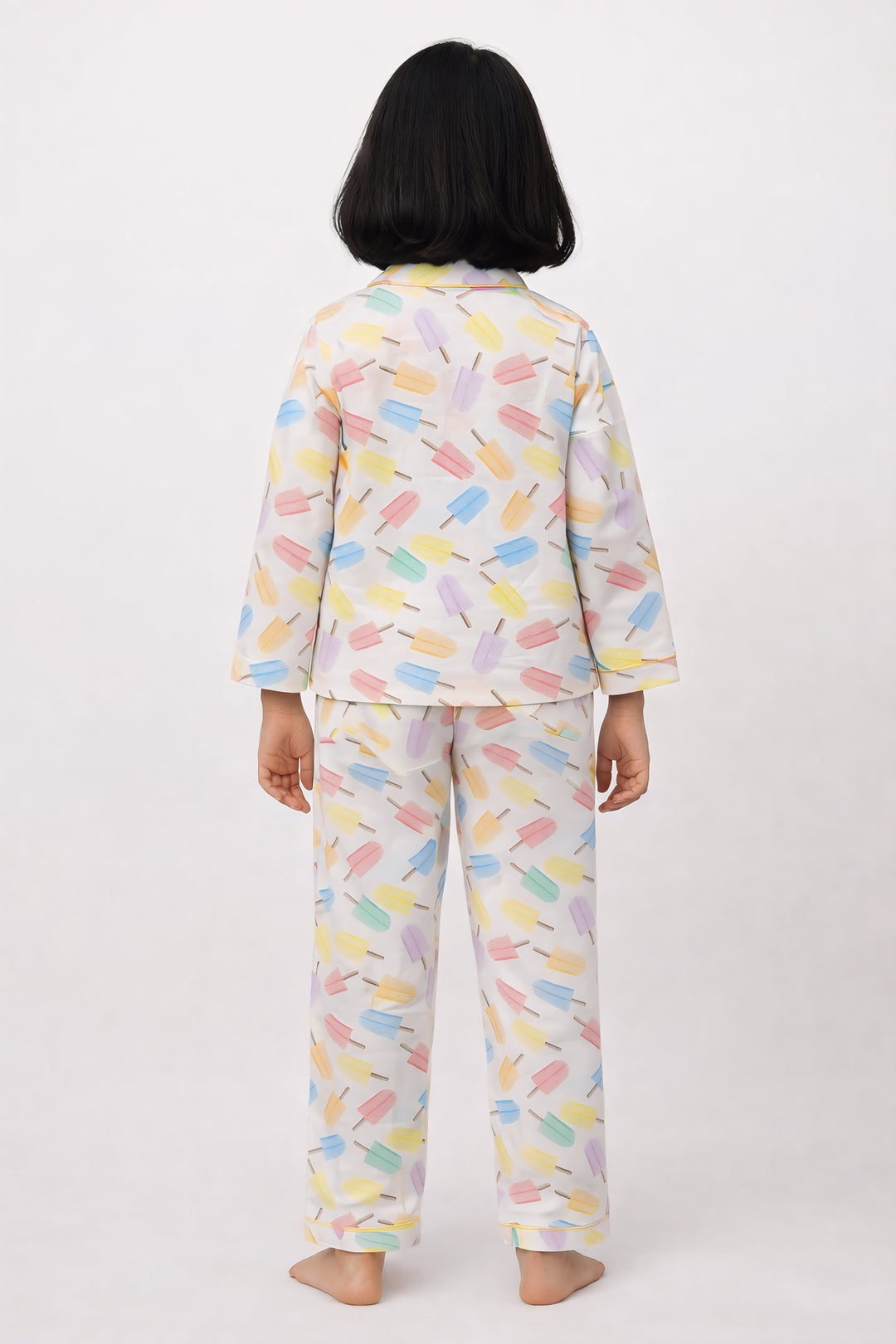 Frosty Pops Print Long Sleeve Kids Night Suit