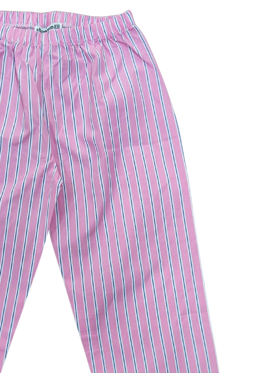 Stripes Print Long Sleeve Kids Night Suit