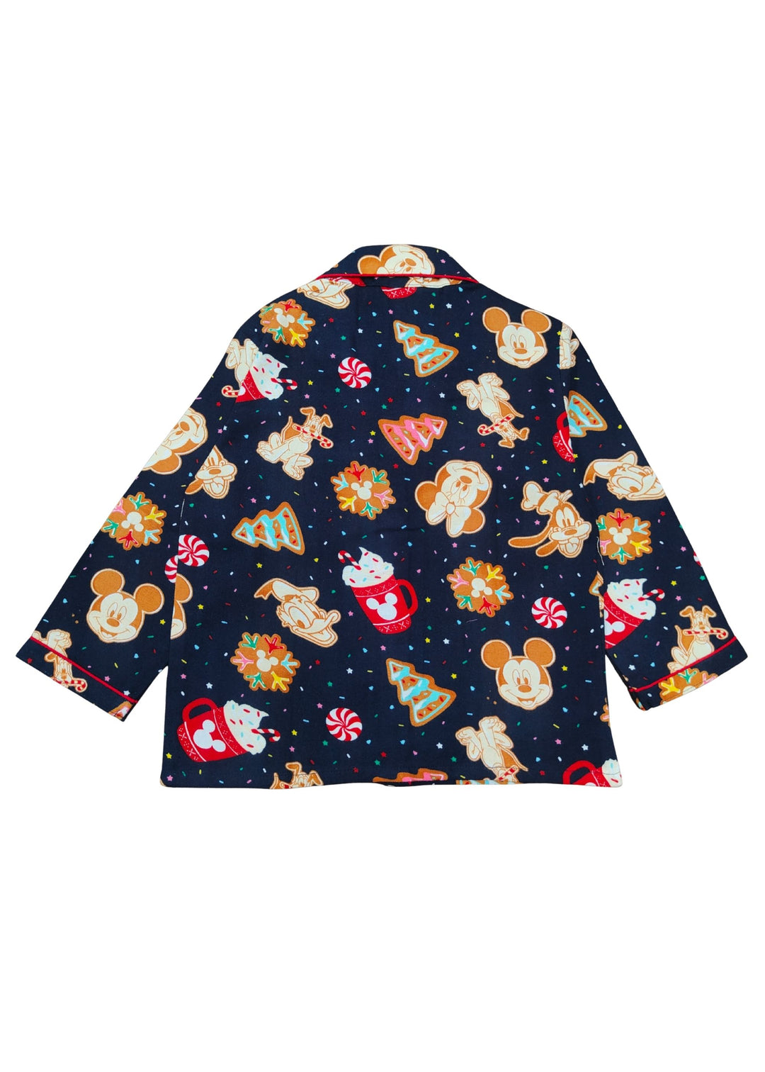Gingerbread Dreams Cotton Flannel Long Sleeve Kids Night Suit