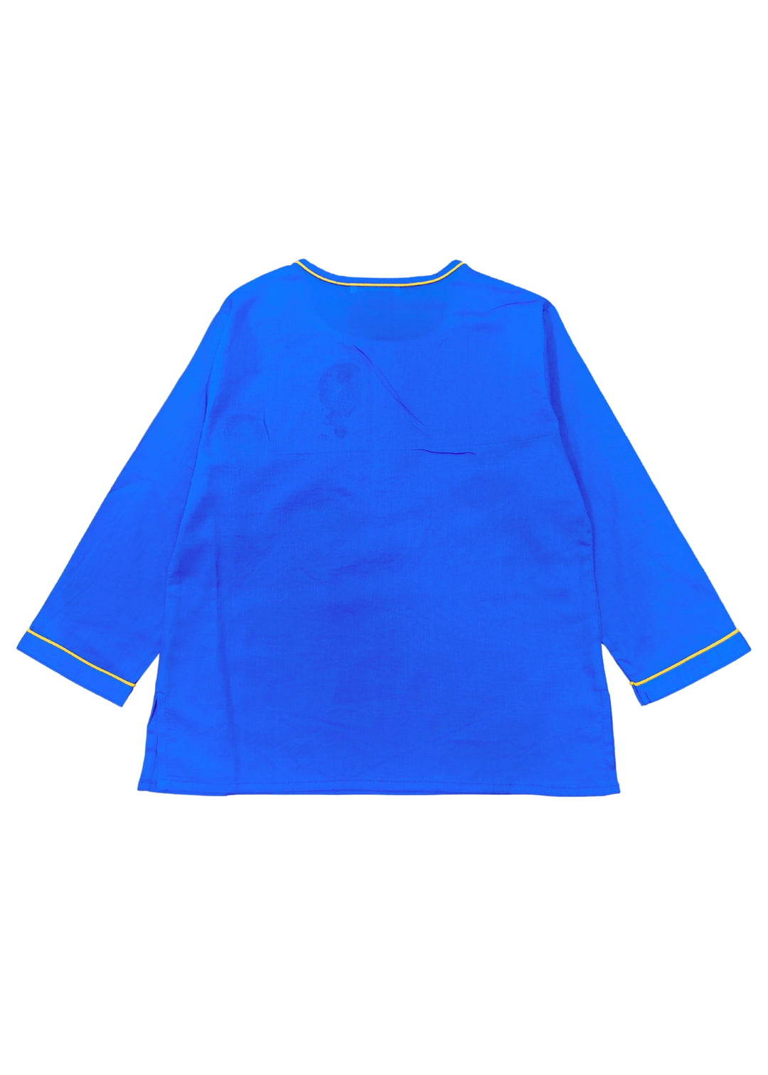 Journey To Dreamland Print Round Neck Long Sleeve Kids Night Suit