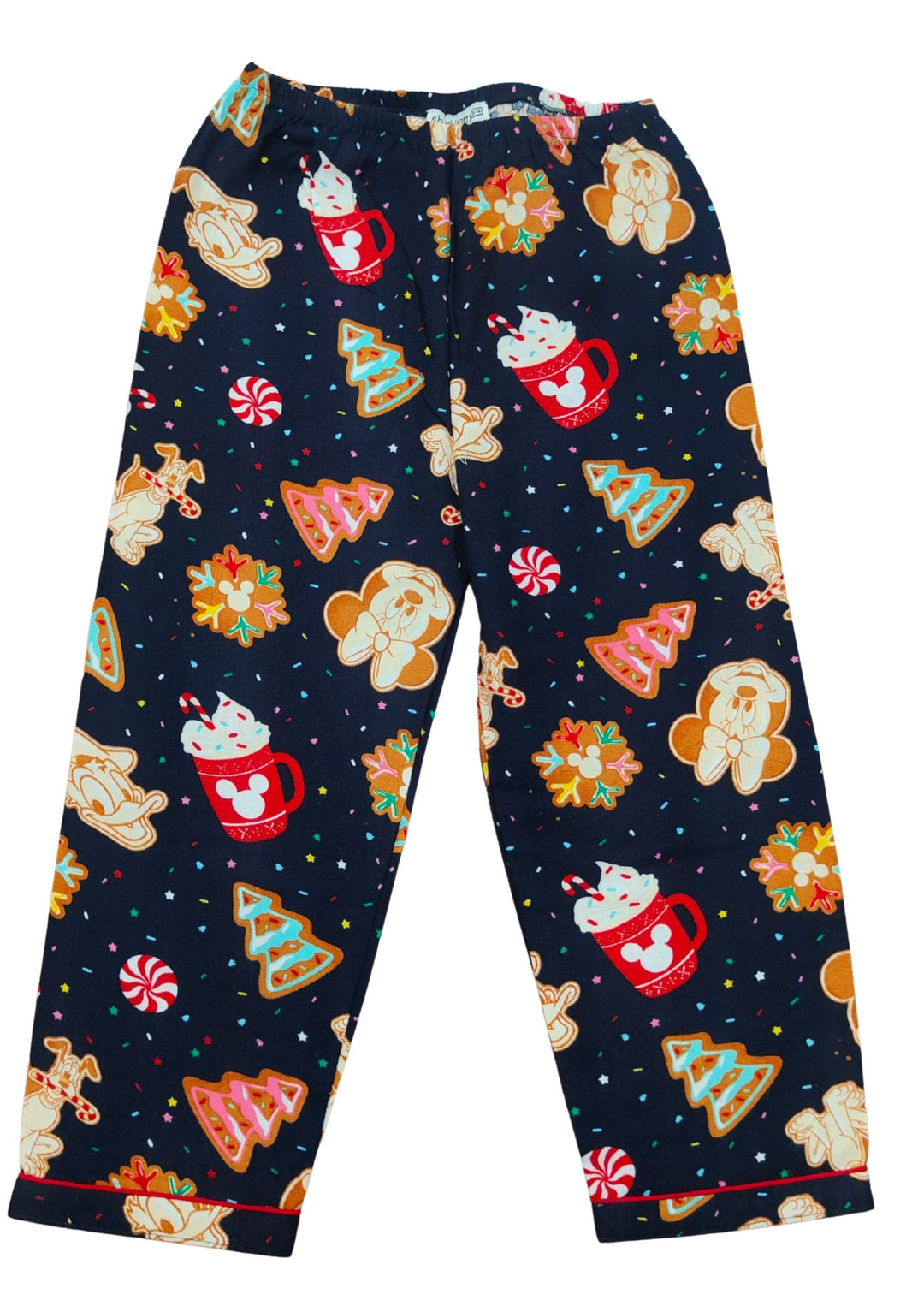 Gingerbread Dreams Cotton Flannel Long Sleeve Kids Night Suit