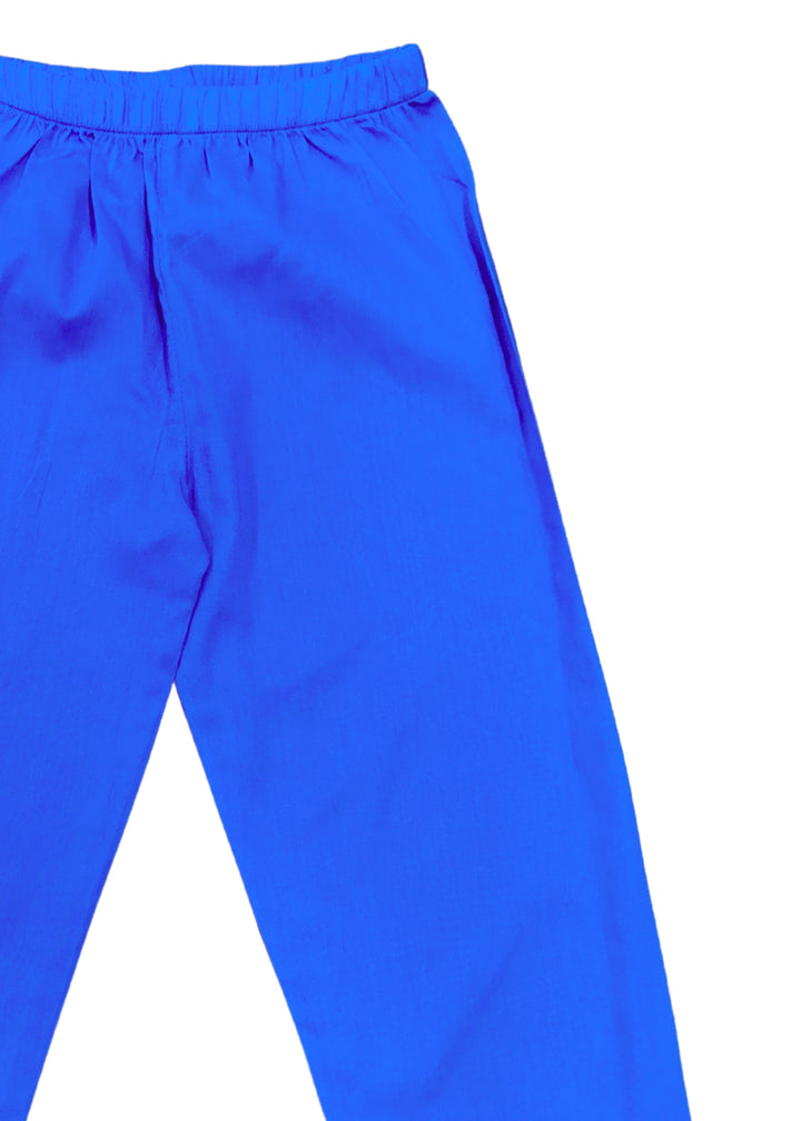 Goalpost Dreams Print Round Neck Long Sleeve Kids Night Suit