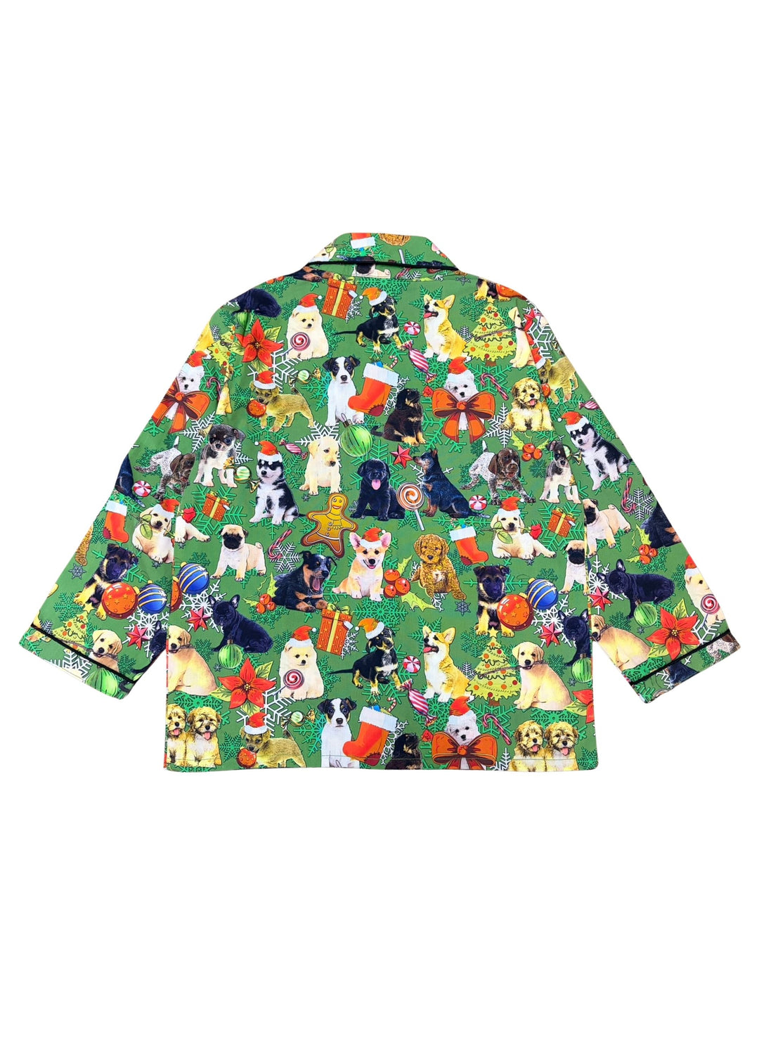Happy Paws Print Long Sleeve Kids Night Suit