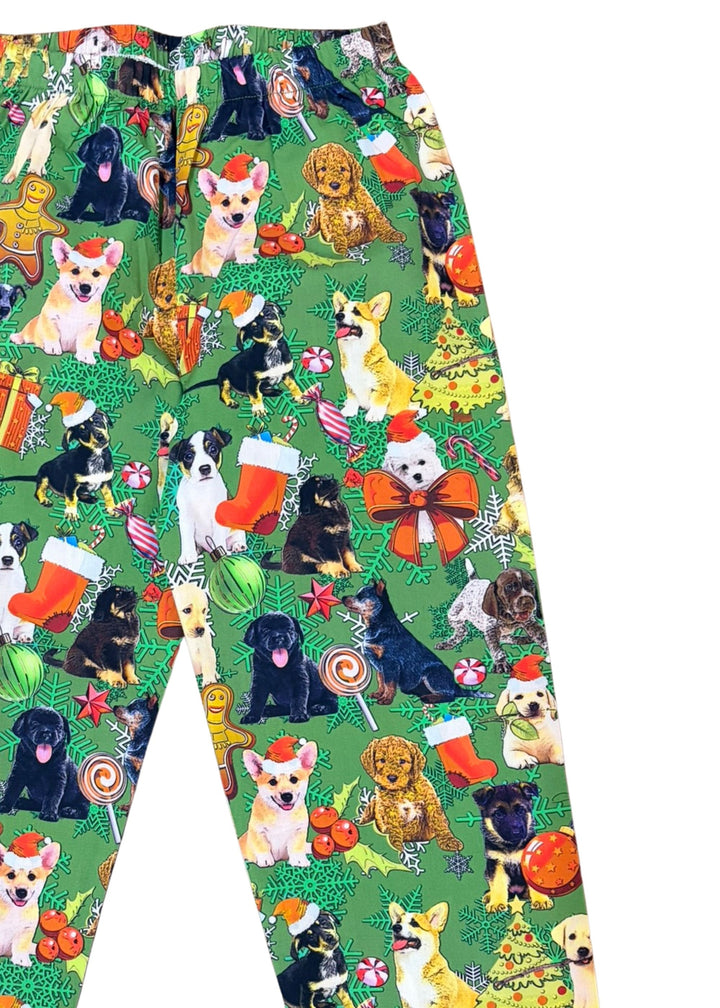 Happy Paws Print Long Sleeve Kids Night Suit