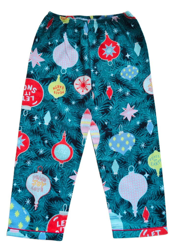 Christmas Comfort Cotton Flannel Long Sleeve Kids Night Suit