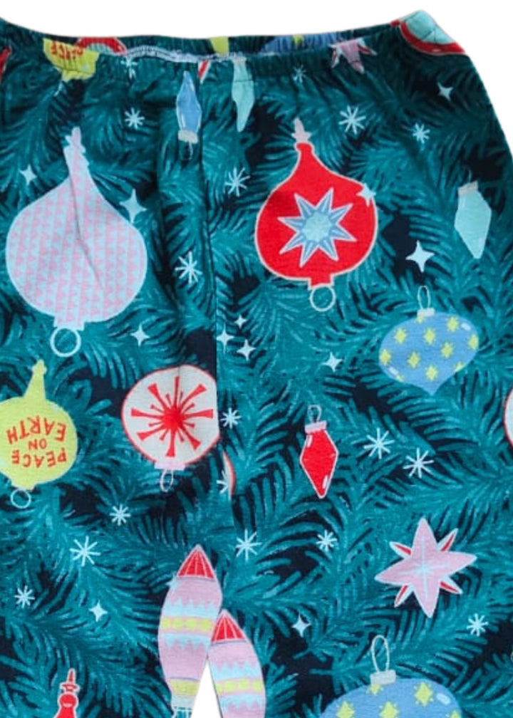 Christmas Comfort Cotton Flannel Long Sleeve Kids Night Suit