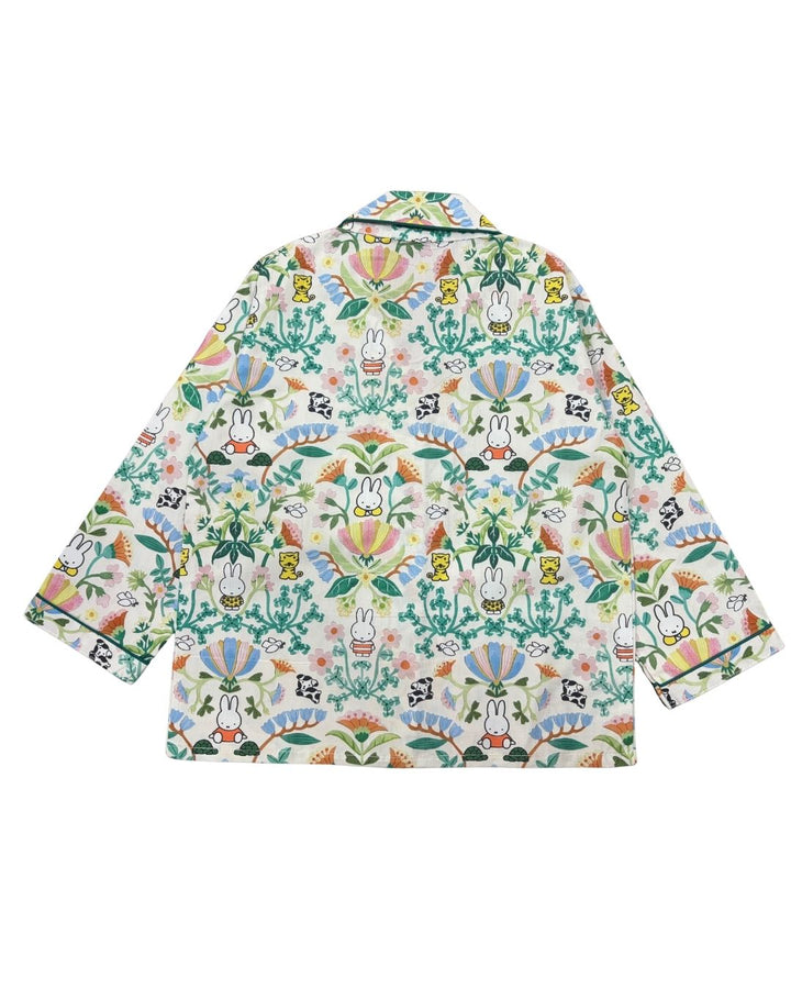 Little Meadow Friends Print Long Sleeve Kids Night Suit