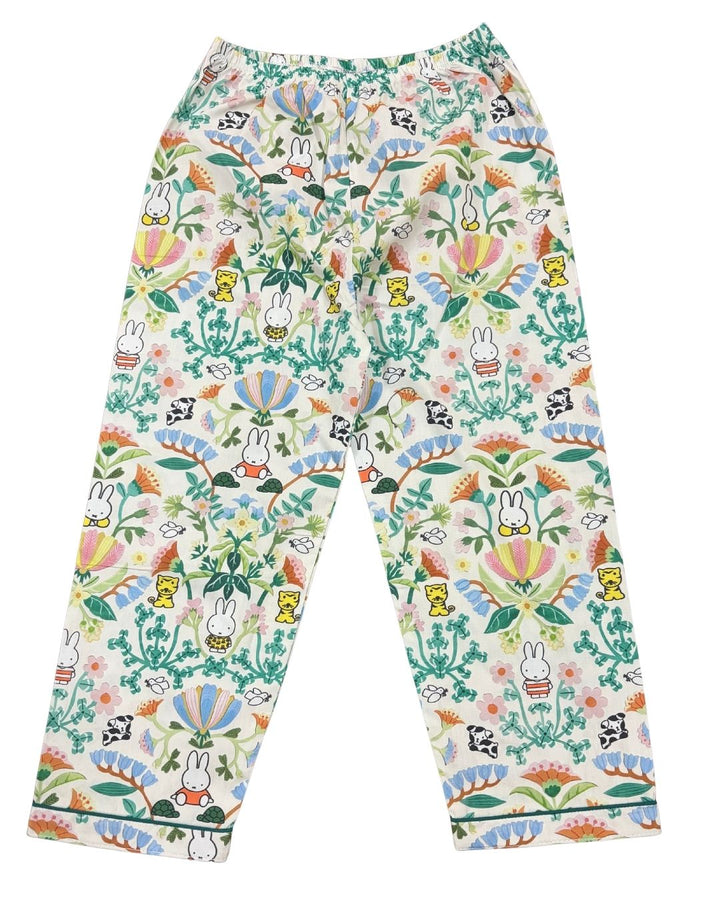 Little Meadow Friends Print Long Sleeve Kids Night Suit