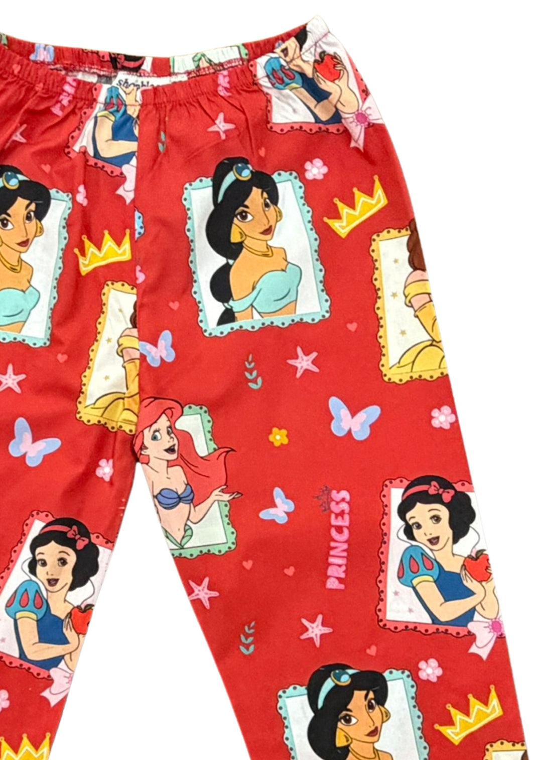 Princess Sparkle Print Long Sleeve Kids Night Suit