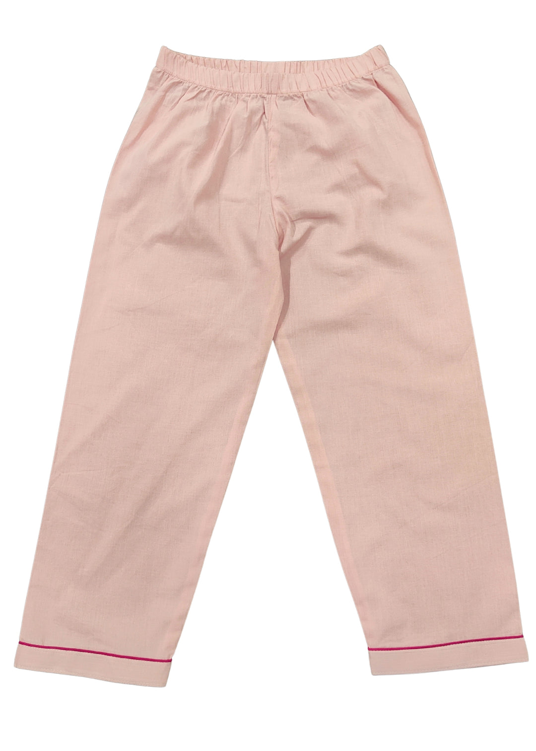 Barbie Doll Glitter Print Round Neck Long Sleeve Kids Night Suit