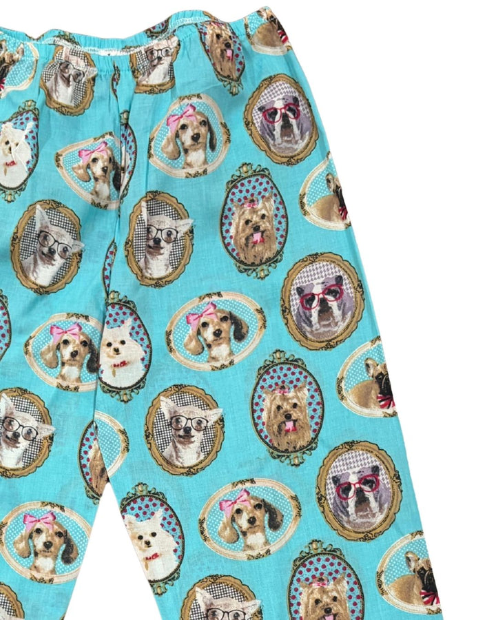 Happy Tails Print Long Sleeve Kids Night Suit