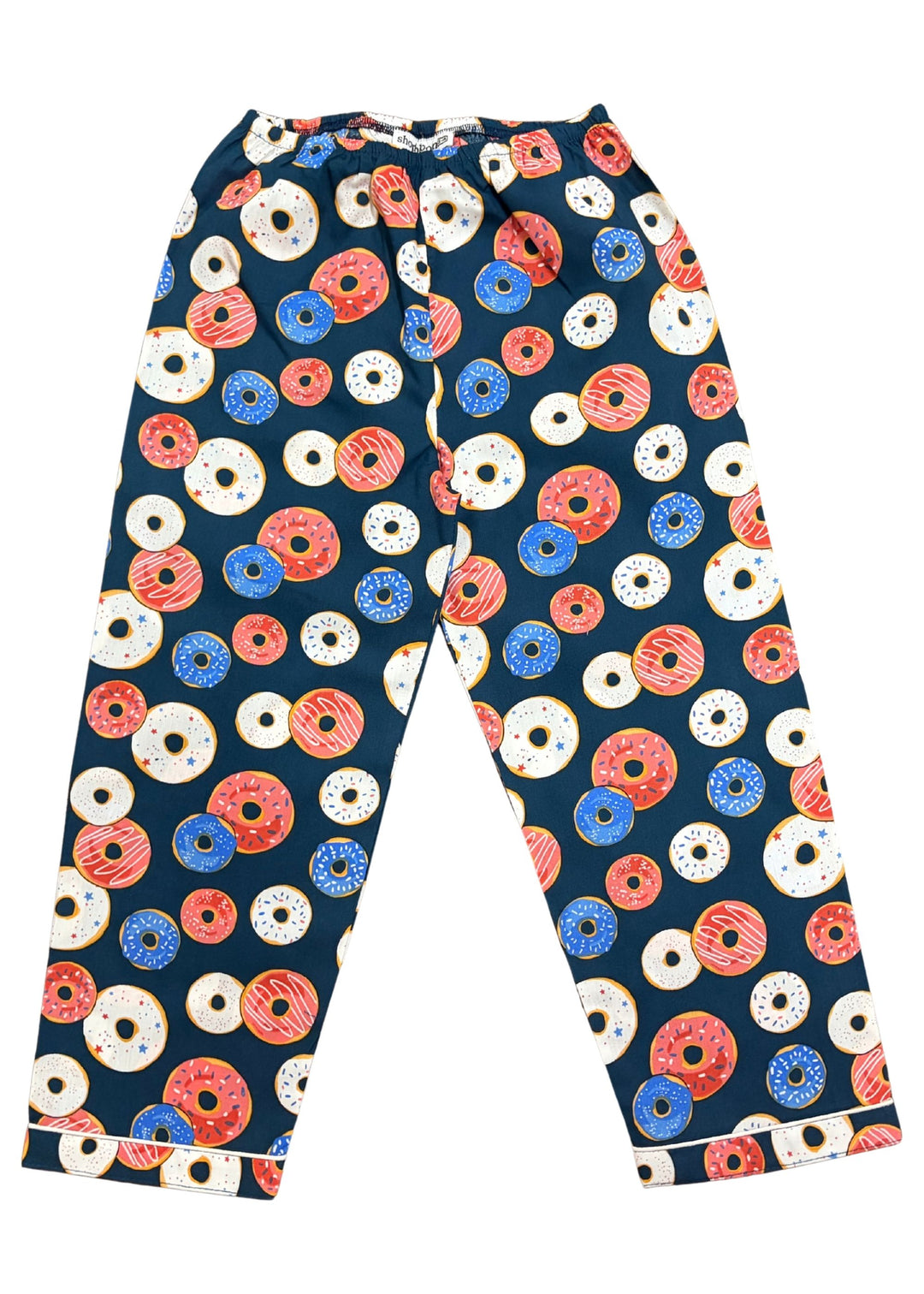 Donut Love Print Long Sleeve Kids Night Suit