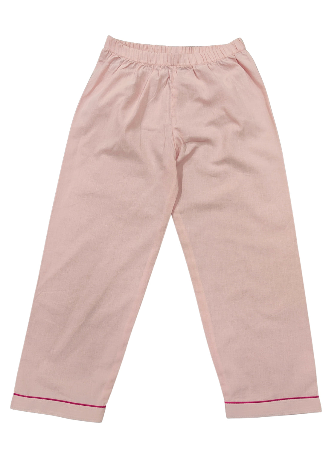 Princess Crown Glitter Print Round Neck Long Sleeve Kids Night Suit