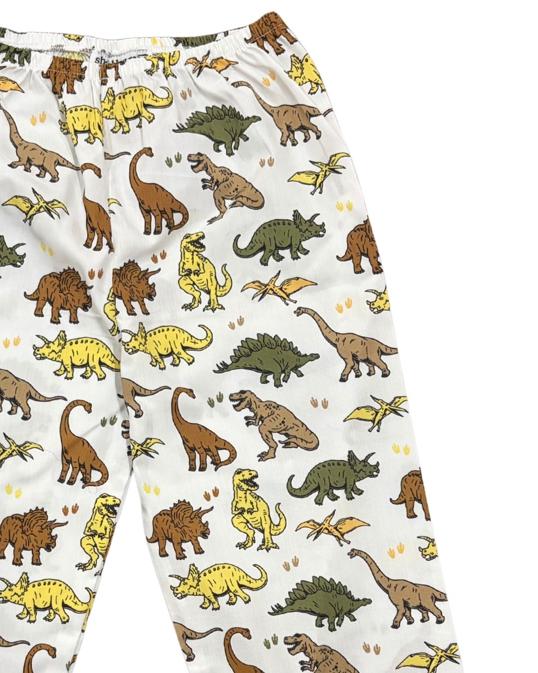 Dino Adventure Print Long Sleeve Kids Night Suit