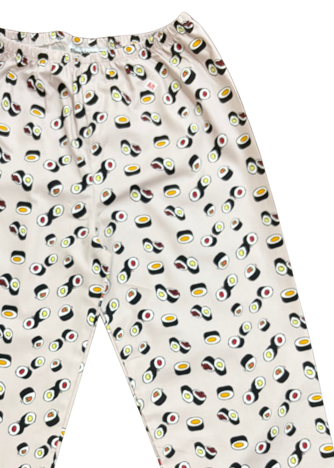 Little Sushi Print Long Sleeve Kids Night Suit