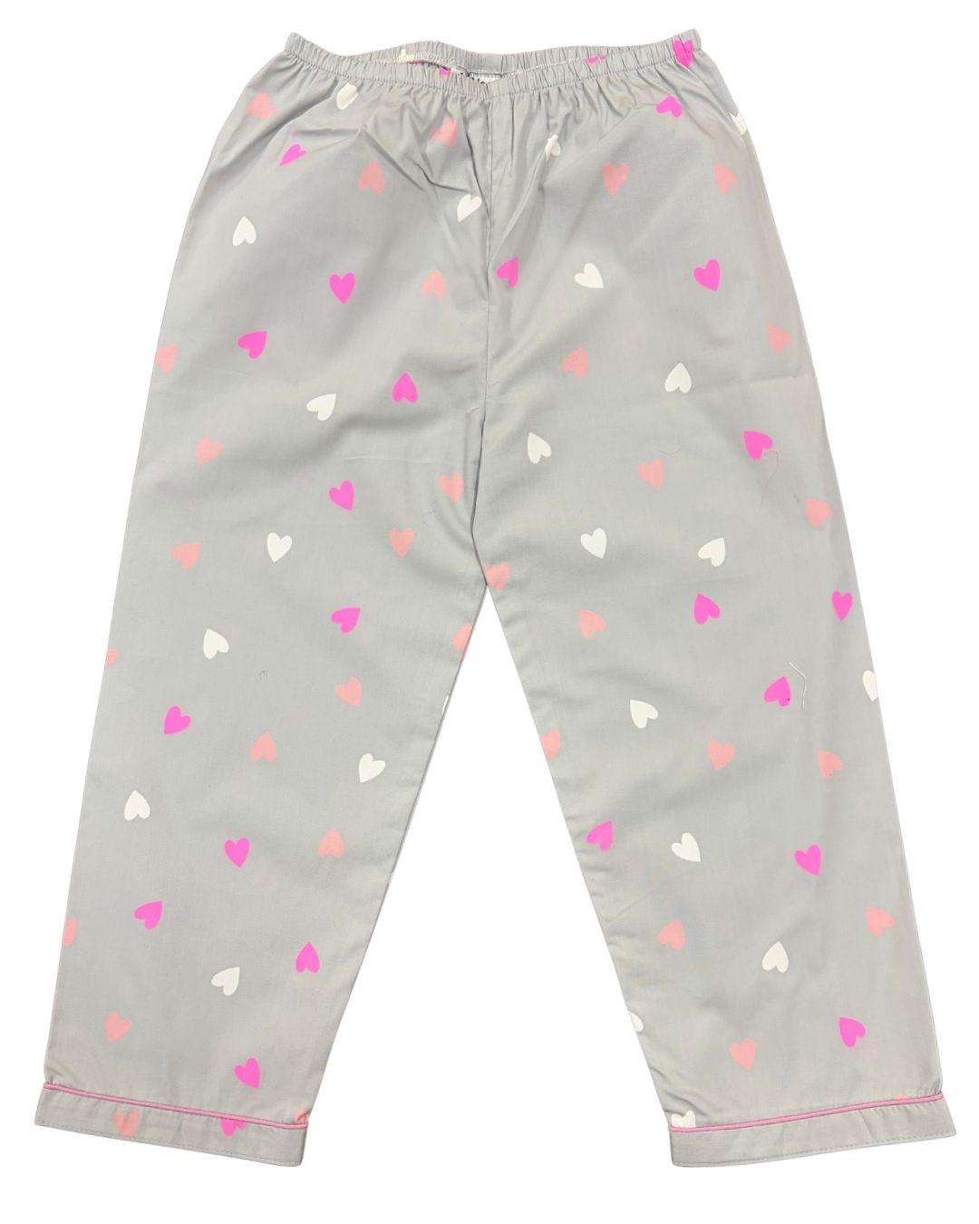 Hearts & Giggles Print Long Sleeve Kids Night Suit