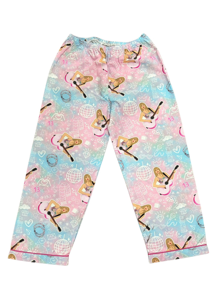 Swiftie Slumber Print Long Sleeve Kids Night Suit