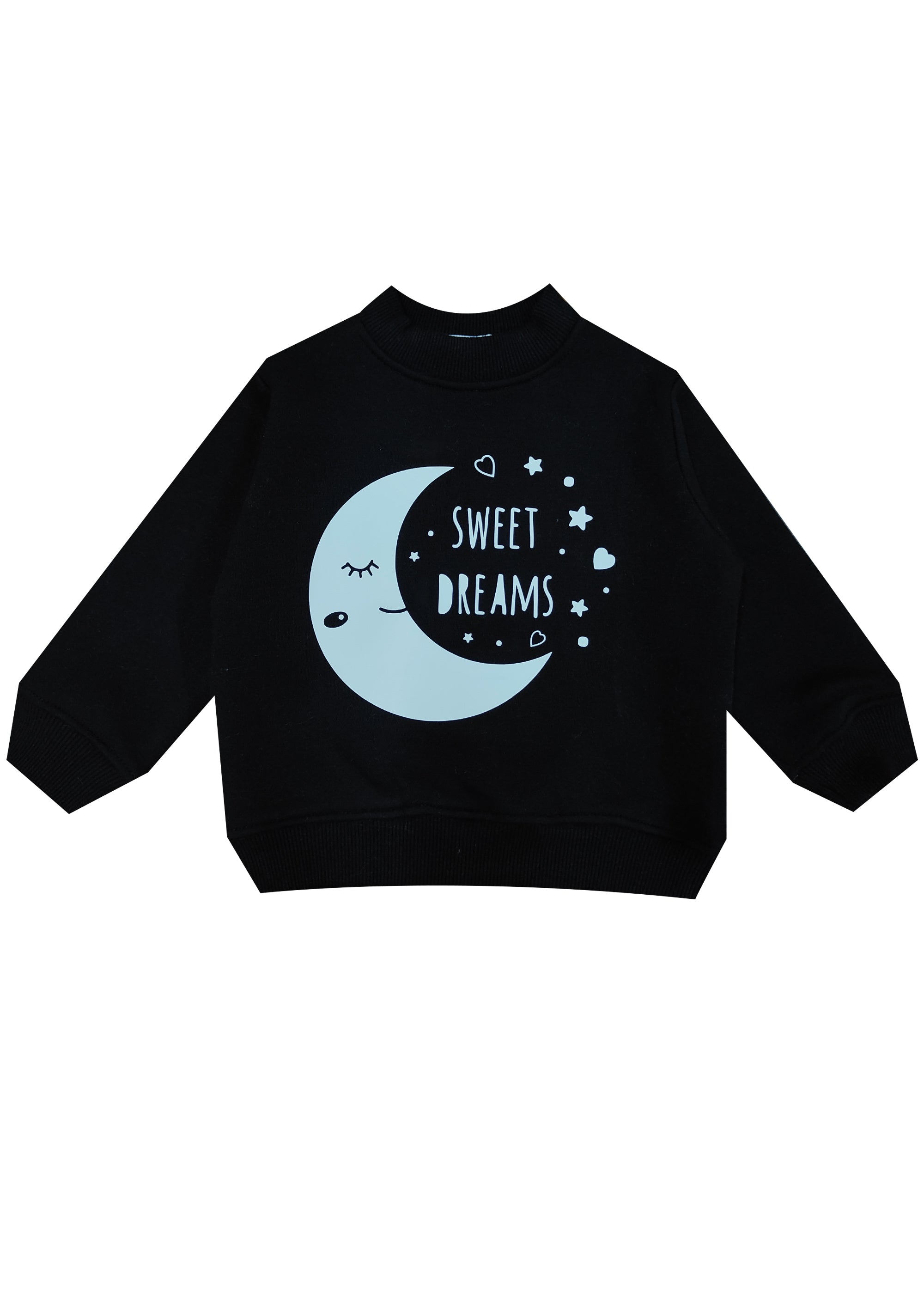Glow In The Dark Sweet Dreams Warm Fleece Kids Sweatshirt