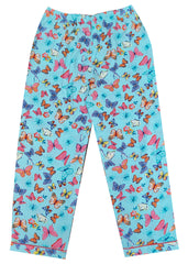 Butterfly Print Long Sleeve Kids Night Suit