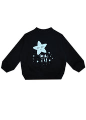 Glow In The Dark Little Star Warm Fleece Kids Sweatshirt