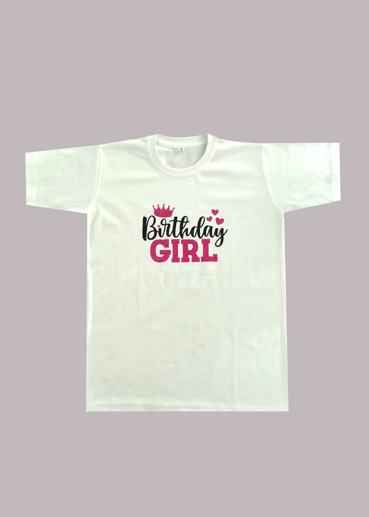 Birthday Girl Glitter Kid's T-Shirt