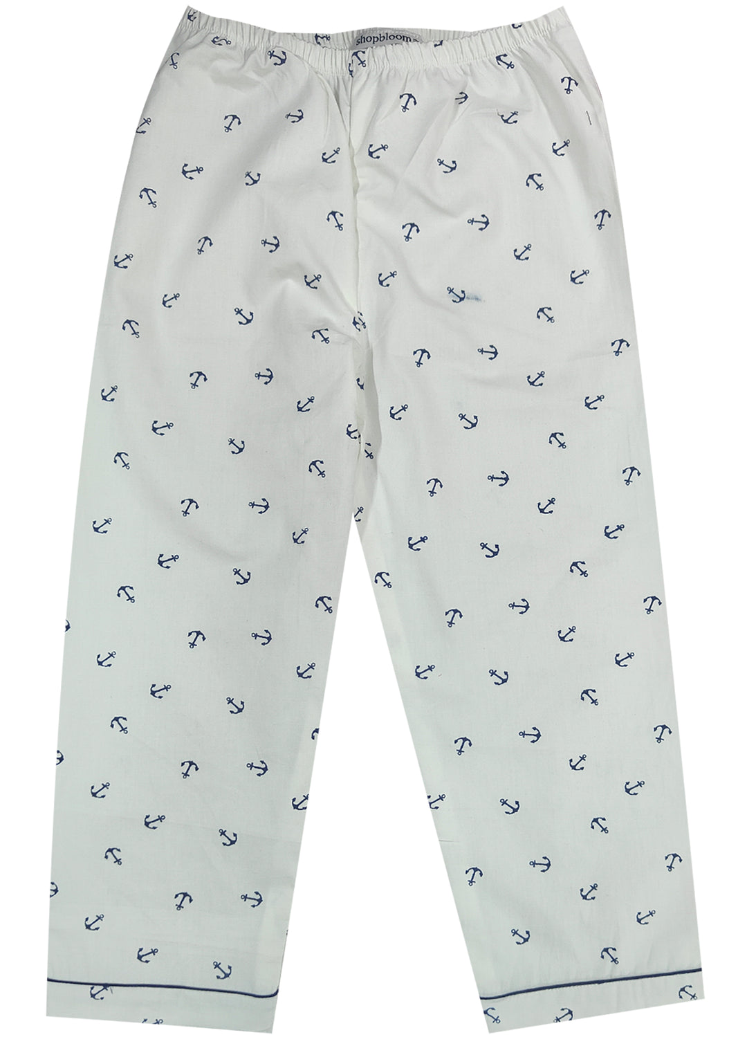 Anchor Print Long Sleeve Kids Night Suit