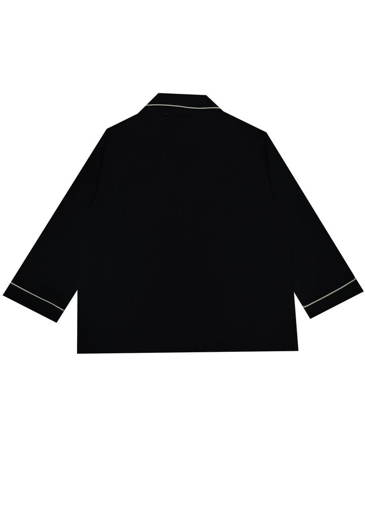 Trick or Treat Candies Glow in the Dark Print Long Sleeve Kids Night Suit