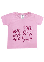 Peppa Pig Pink Glitter Kid's T-Shirt