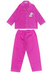 Pink Unicorn Long Sleeve Kids Night Suit