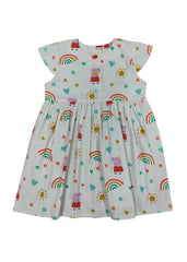 Peppa Pig Rainbow Print Girl's Dress