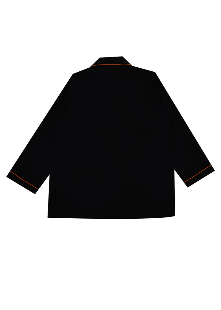 Spooky Pink Glow in the Dark Print Long Sleeve Kids Night Suit