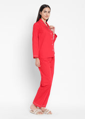 Beary Much Long Sleeve Women's Night Suit