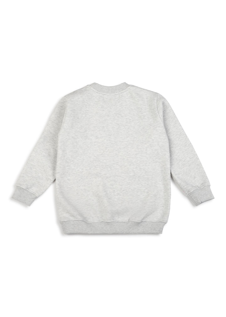 Favorite Star Warm Fleece Kids Grey Sweatshirt