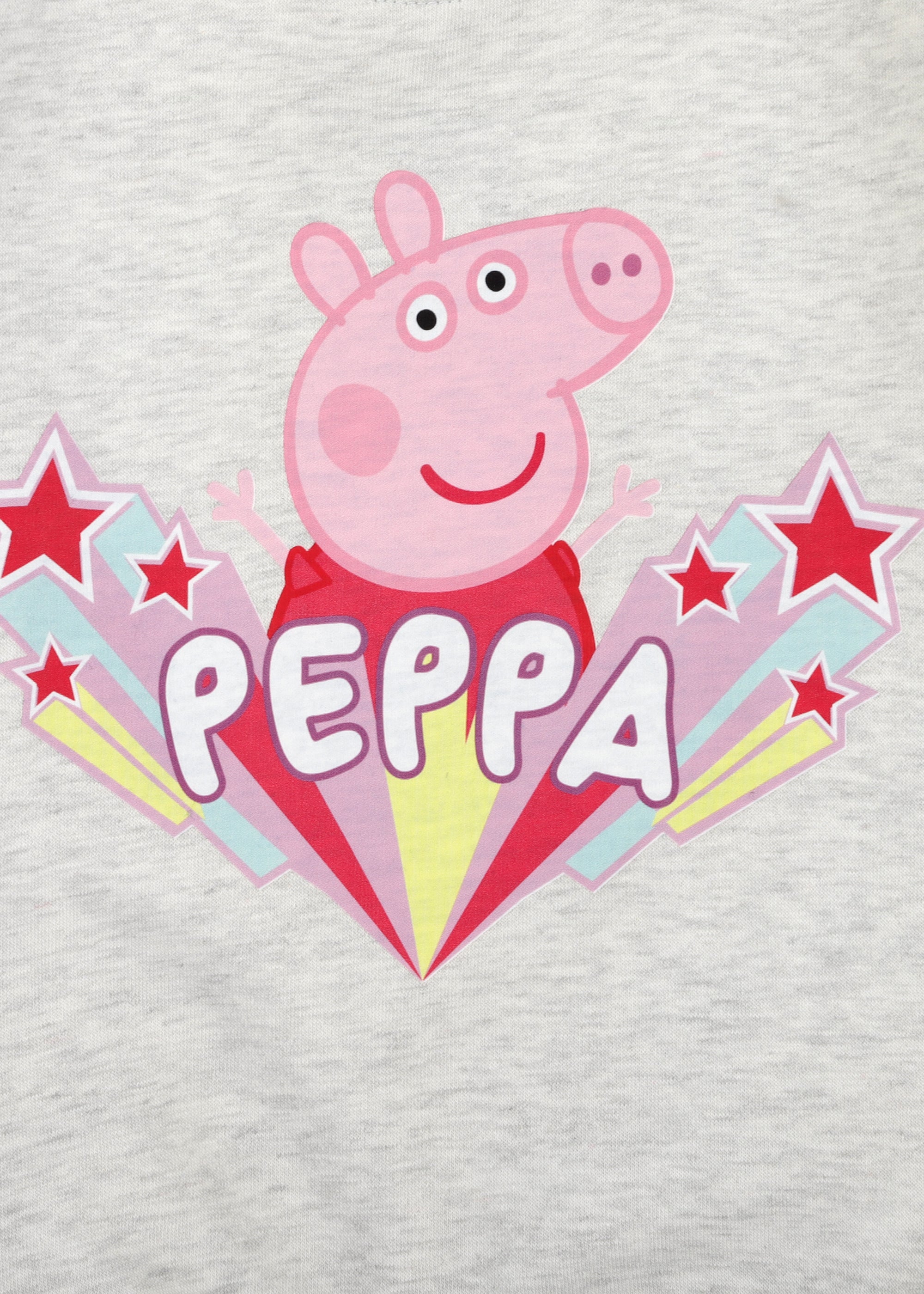 Peppa Pig Star Warm Fleece Kids Grey Sweatshirt