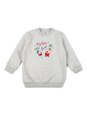 Peppa Snow Much Fun Warm Fleece Kids Grey Sweatshirt