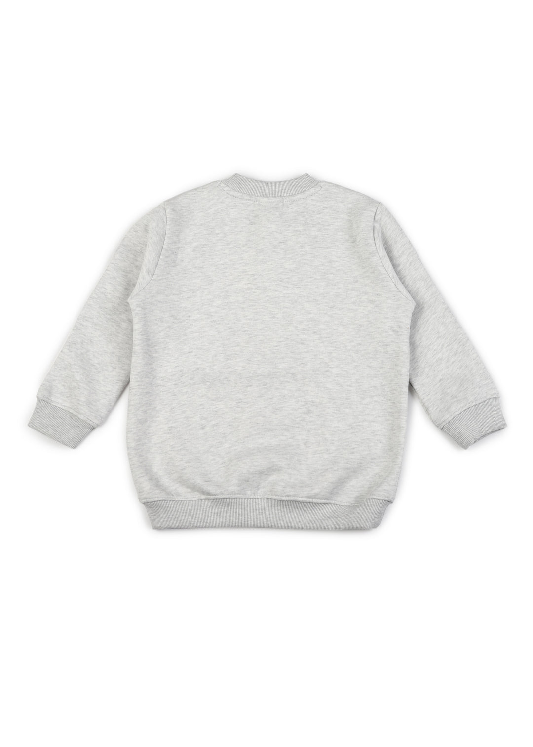 Snow Much Fun Warm Fleece Kids Grey Sweatshirt