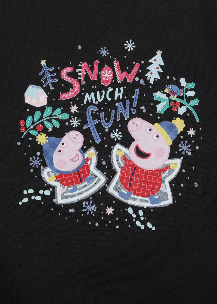 Snow Much Fun Warm Fleece Kids Sweatshirt