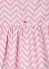 Diagonal Striped Girl's Dress